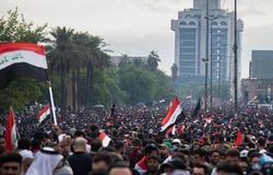 تظاهرات مردم بغداد تحت عنوان «اخراج خرابکاران»