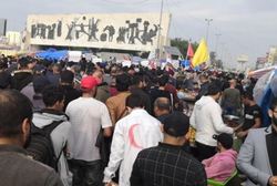 درخواست معترضان برای استقرار نیروهای امنیتی در چند نقطه از بغداد