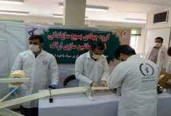 ۵۰۰ هزار ماسک بهداشتی توسط ۶۰ کارگاه گروه‌های جهادی استان مرکزی تولید شد