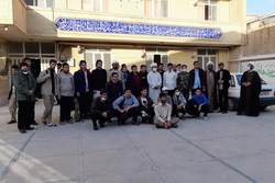 برگزاری اردوی فرهنگی طلاب مدرسه امام خمینی در مناطق عملیاتی غرب