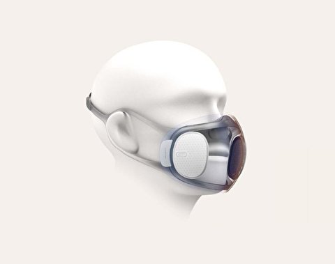 ماسک بهداشتی شفاف هوامی می‌تواند پس از هربار استفاده، خودش را ضدعفونی کند