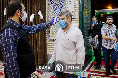 حال و هوای بهداشتی مساجد تهران در اولین شب قدر