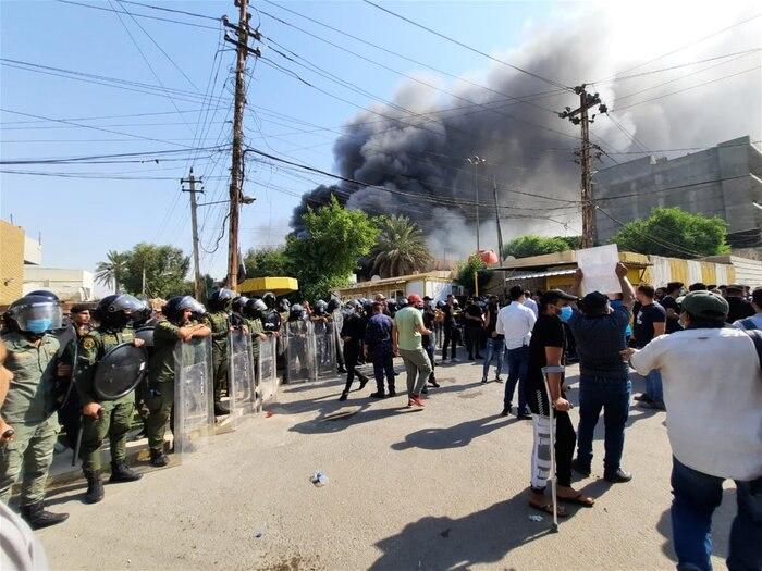 حوادث مقر حزب دموکرات کردستان عراق