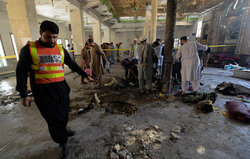 انفجار بمب در مدرسه علمیه‌ای در پاکستان