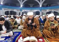 برگزاری مراسم دعا برای سلامتی آیت الله مصباح یزدی در پاکستان + تصویر