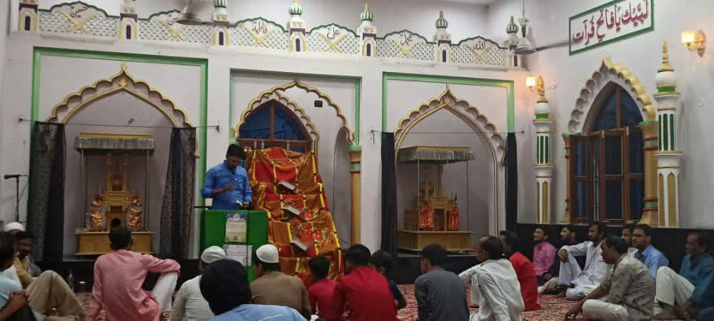 مراسم استقبال رمضان در حوزه علمیه امام خامنه ای هند برگزار شد