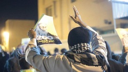 تظاهرات مردم بحرین در سالروز  ورود نظامیان آل‌سعود به این کشور