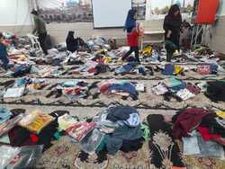 توزیع نزدیک به ۵ هزار دست پوشاک بین نیازمندان