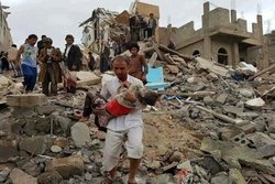 تلی از خرابه یا یک هیروشیمای دیگر در یمن