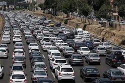 آخرین وضعیت ترافیک در محورهای استان البرز/ ترافیک کرج - چالوس سنگین است