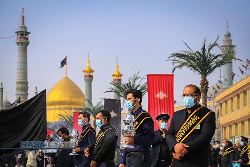 عزاداری روز شهادت حضرت امام علی بن موسی الرضا (ع) در قم