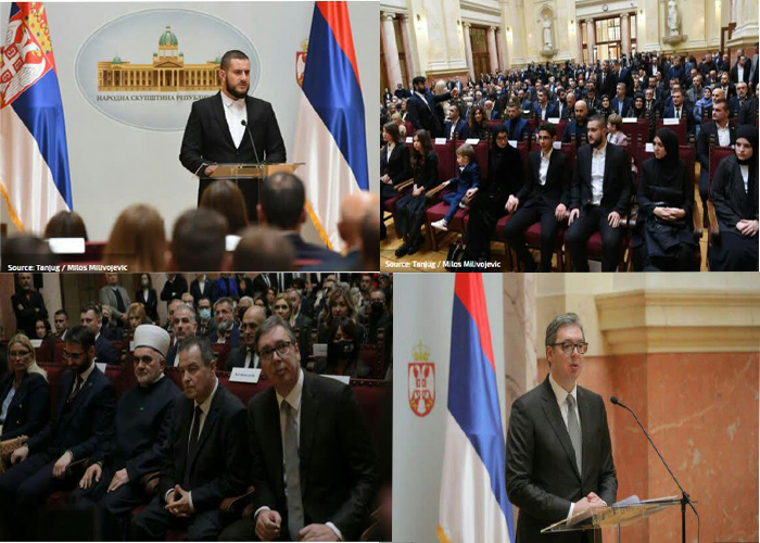 مراسم ترحیم معمر زکورلیچ نماینده فقیدمسلمانان در پارلمان صربستان