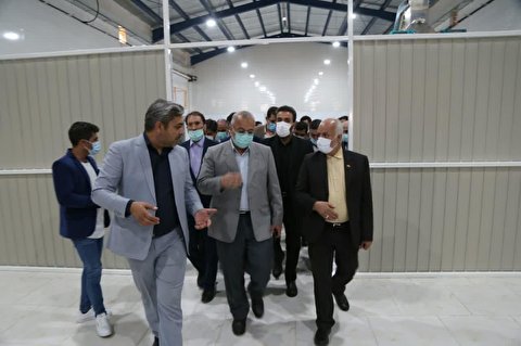 بازدید استاندار قم از مجتمع دامپروری شهرستان جعفرآباد استان قم