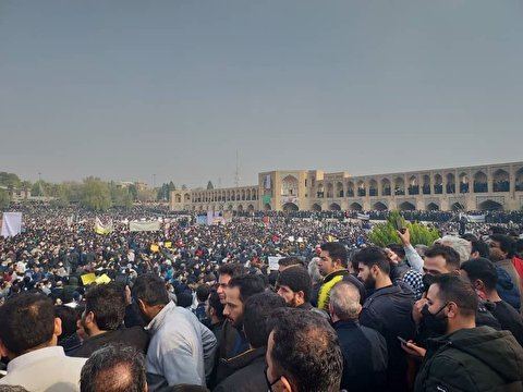 چالش های اعتراضات اصفهان