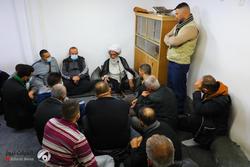 دیدار جمعی از زائران لبنانی با آیت الله بشیر نجفی