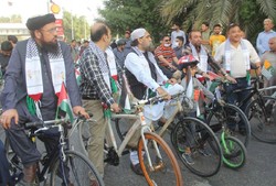 تجمع حامیان آزادی قدس در پاکستان در روز همبستگی با فلسطین