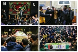 استقبال دانشجویان دانشگاه رضوی از شهید گمنام