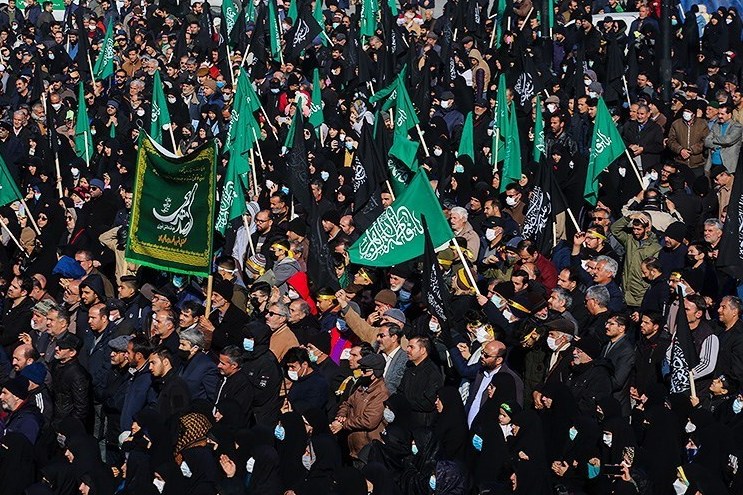 ایران رنگ شهدایی به خود گرفت