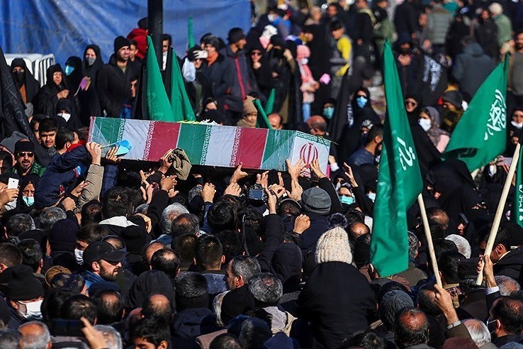 ایران رنگ شهدایی به خود گرفت
