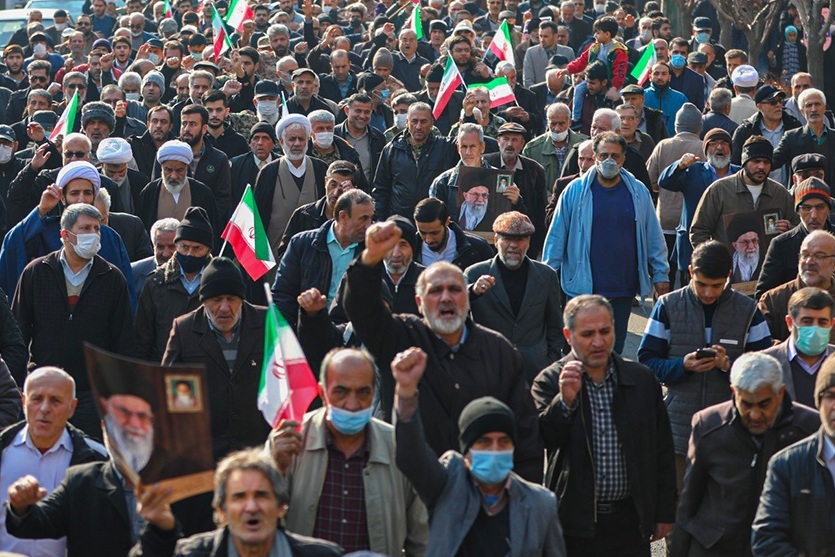 تجمع مردمی ۹ دی در سرتاسر ایران اسلامی برگزار شد