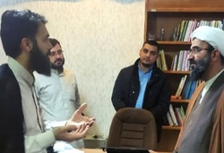 مدیر حوزه های علمیه استان تهران از دبیرخانه هماهنگی گروه های جهادی بازدید کرد