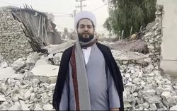 امدادرسانی طلاب تبلیغی جهادی دوشادوش مسئولان استانی هرمزگان در مناطق زلزله‌زده