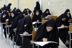 آزمون ورودی حوزه علمیه خواهران مازندران برگزار شد
