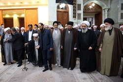 تجدید میثاق رییس و اعضای مجلس خبرگان رهبری با آرمان های امام خمینی