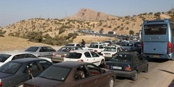 وضعیت ترافیک در مسیرهای مهران به ایلام
