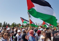راهپیمایی حماس و جهاد اسلامی در حمایت از قدس و مسجدالاقصی