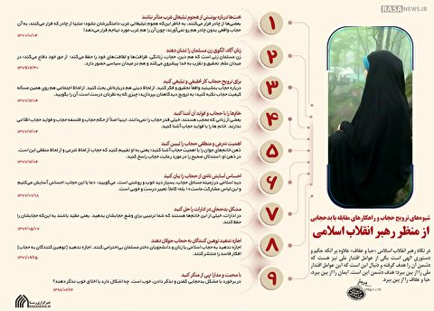 اطلاع نگاشت| شیوه‌های ترویج حجاب و مقابله با بدحجابی از منظر رهبر انقلاب