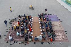 استقبال پرشور دانش آموزان مدرسه شهید آوینی ۲ از محفل انس با قرآن کریم