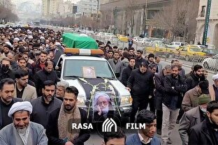 تشییع آیت الله امامی کاشانی در مشهد