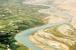 رد یک ادعا با ثبت تصاویر ماهواره‌ای از رودخانه هیرمند