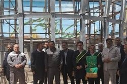 حضور سفیران کریمه در کارگاه ساخت گنبد طلایی امام حسین به مناسبت دهه کرامت