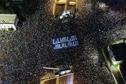 تظاهرات بی‌سابقه مخالفان طرح جنجالی نتانیاهو/معترضان مقابل ساختمان کنست رسیدند
