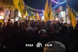 تجمع اعتراضی شبانه مردم قم به جنایت صهیونیست ها