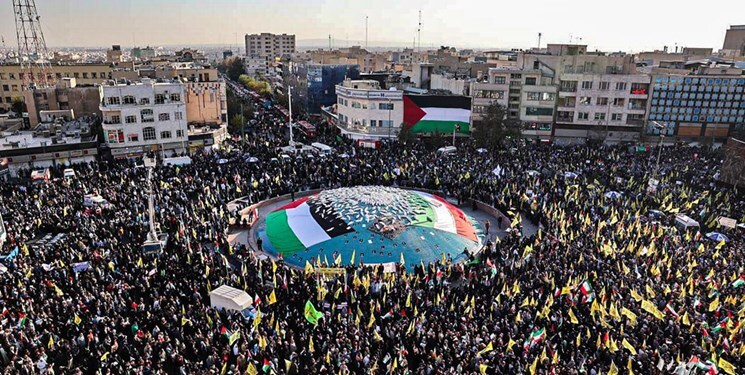 راهپیمایی عظیم ایرانیان در حمایت از کودکان مظلوم غزه