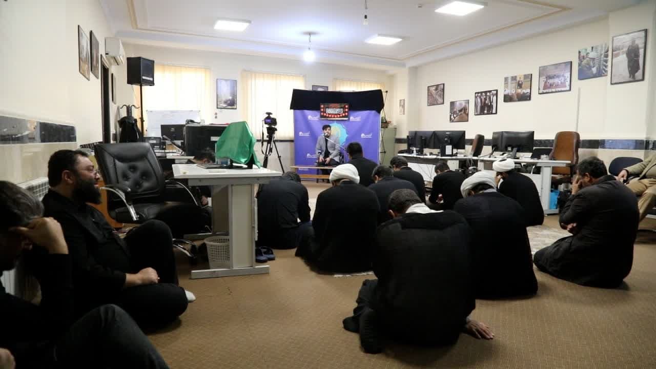 برگزاری مراسم وداع با شهید گمنام در خبرگزاری رسا