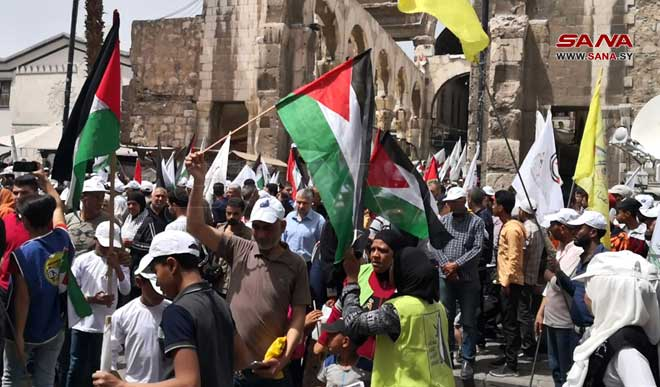 حامیان فلسطین در جهان همزمان با ملت ایران در روز قدس