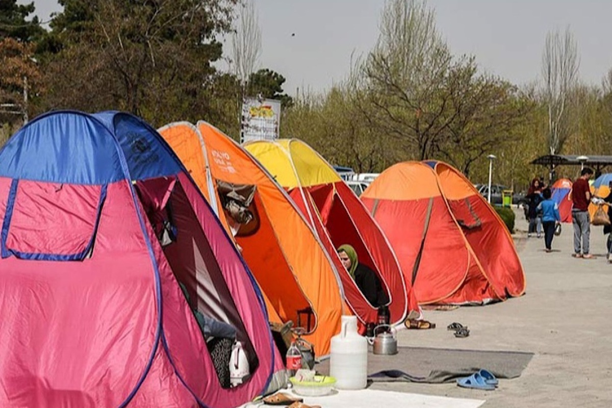 مسافران نوروزی در محل‌های پیش‌بینی‌شده چادر بزنند