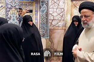 دیدار آیت الله رییسی با خانواده شهدا در قم