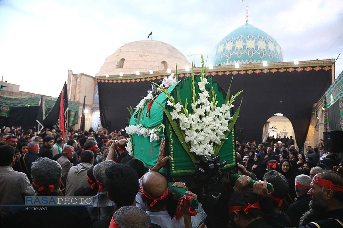 دسته عزاداری روز شهادت حضرت امام جواد الائمه (علیه‌السلام) با حضور هیأت های مذهبی قم