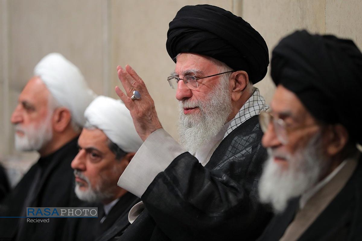 مراسم بزرگداشت رئیس‌جمهور شهید و همراهان گرامی ایشان با حضور رهبر انقلاب