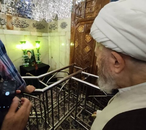 سفر تبلیغی آیت الله جعفر سبحانی به مشهد مقدس
