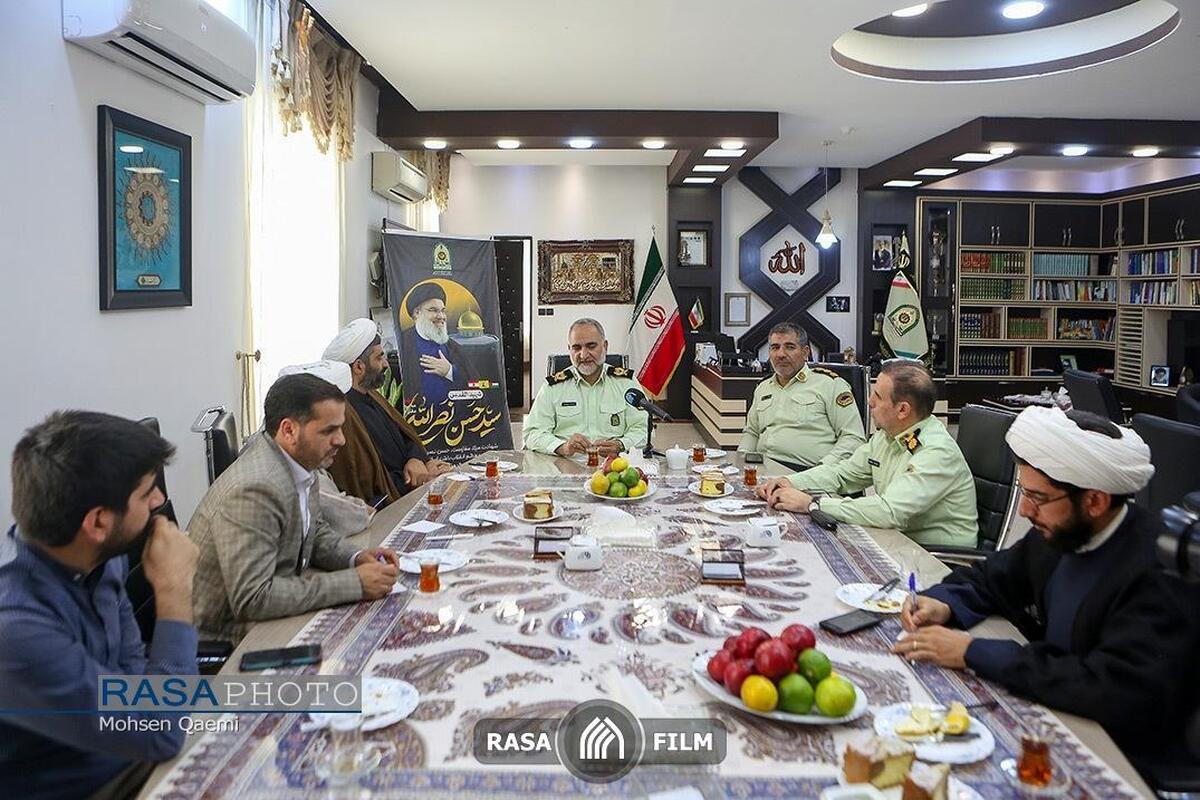 دیدار مدیر عامل خبرگزاری رسا با فرمانده انتظامی استان قم
