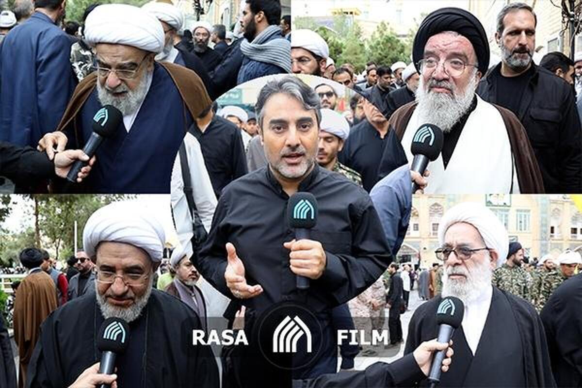 گزارش میدانی | خروش حوزویان در محکومیت شهادت سید مقاومت