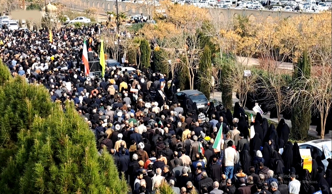 راهپیمایی کاشانی‌ها محکومیت آشوبگران و اغتشاشگران + عکس