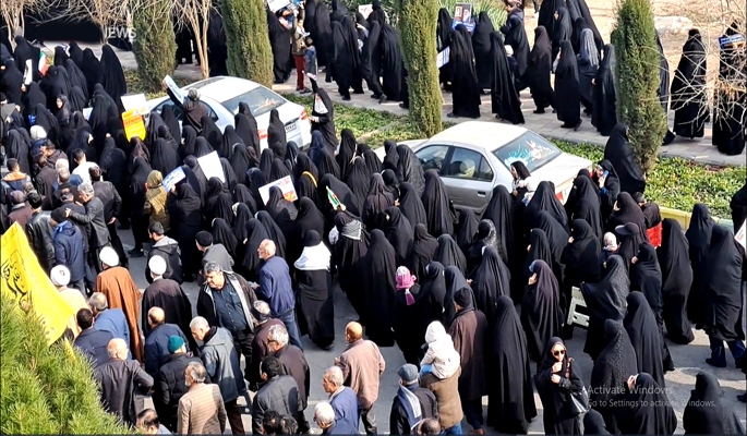 راهپیمایی کاشانی‌ها محکومیت آشوبگران و اغتشاشگران + عکس