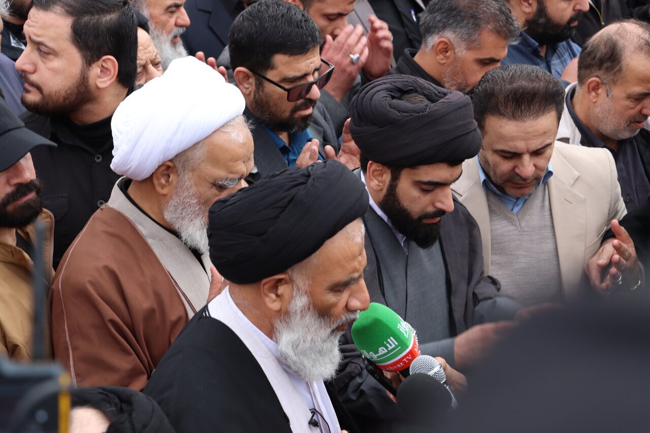 وداع باشکوه مردم اهواز با آیت الله شفیعی